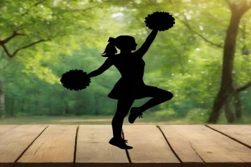 Cheer Silhouette Style L Yard Card Ideas For Your Celebration