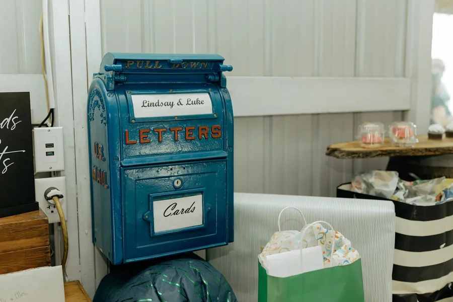 Mailbox Teal Style A Yard Card