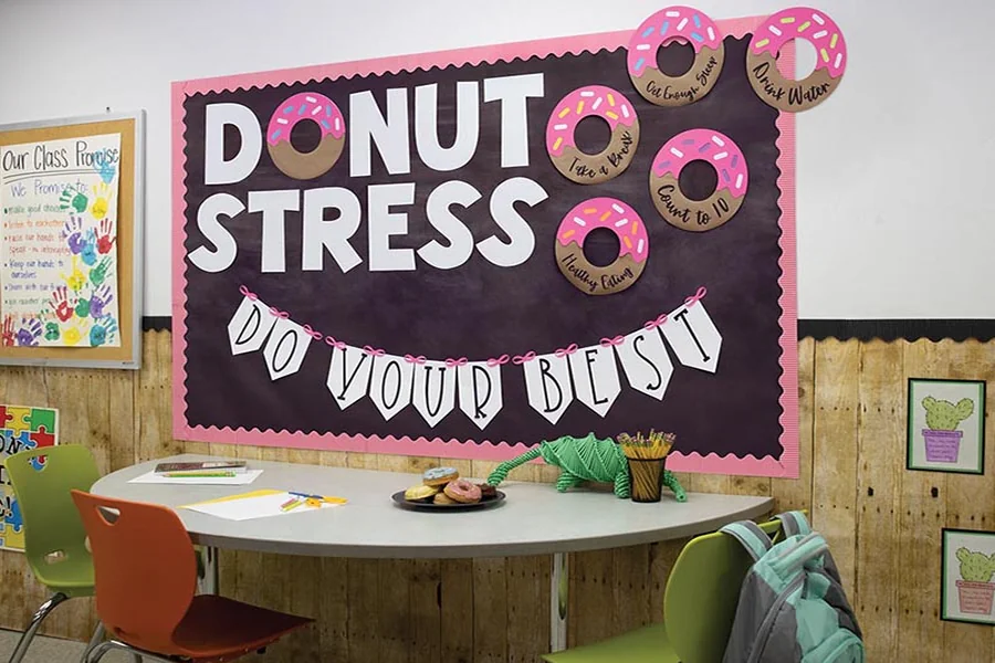 Statement Donut Stress Just Do Your Best Style A Yard Card - A Fun Way to Show Support