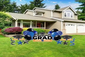 Statement Valedictorian Medium Blue Style A Yard Card Ideas